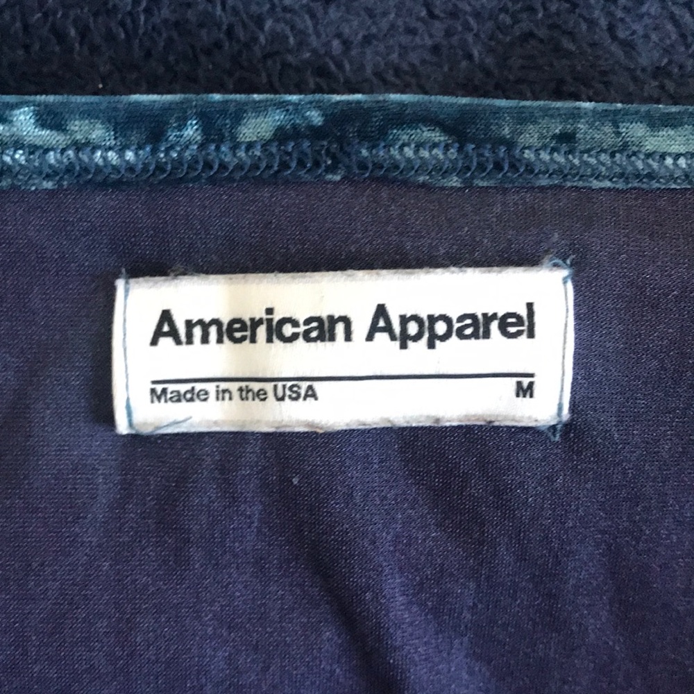 AA BLUE Velvet Babydoll Mini Dress M - Picture 5 of 5